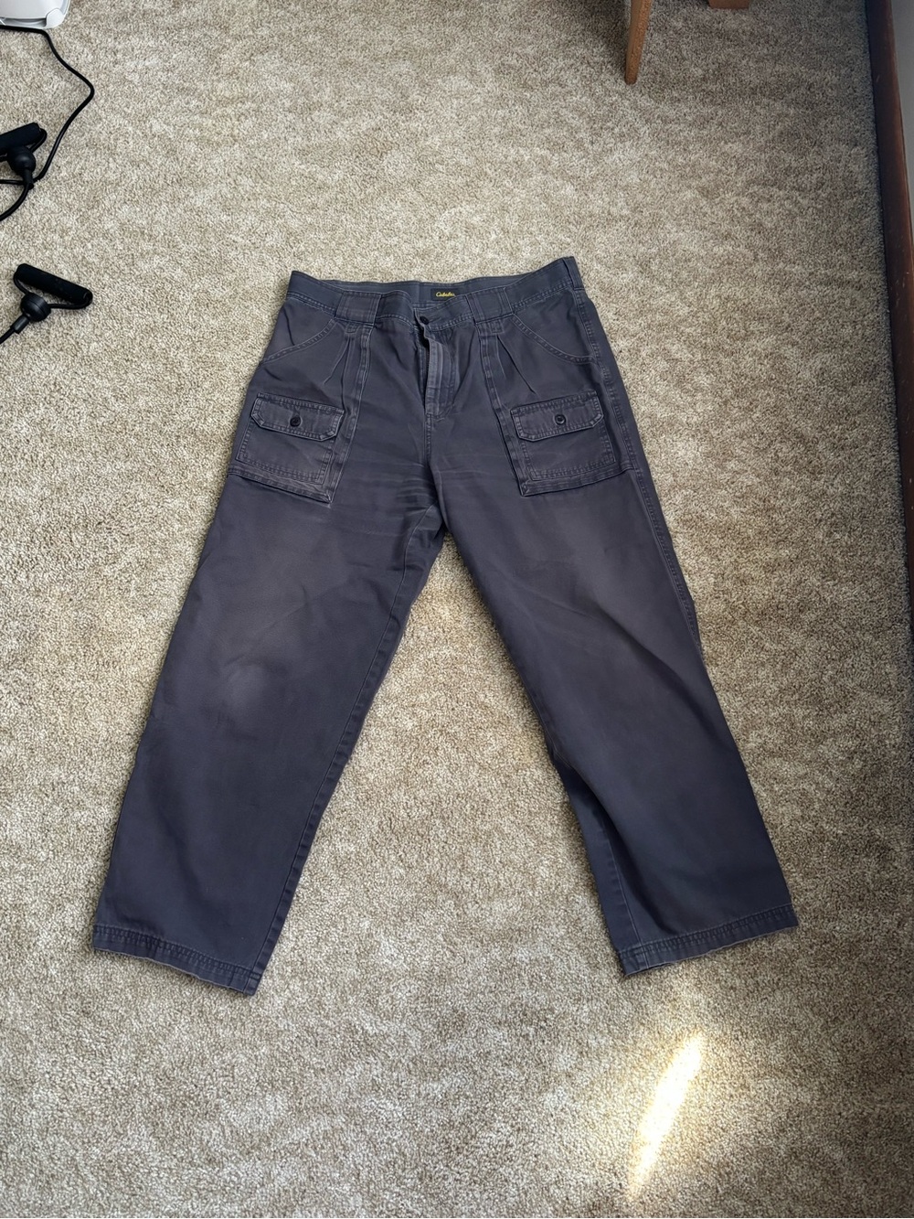 Cabela's Men's Cargo Pants in Charcoal Gray